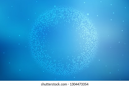 Light BLUE vector blurred pattern. Glitter abstract illustration with gradient design. Completely new design for your business.