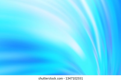 Light BLUE vector blurred pattern. A completely new colored illustration in blur style. New design for your business.