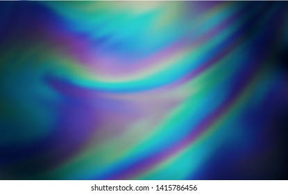 Light BLUE vector blurred pattern. Glitter abstract illustration with gradient design. Background for designs.