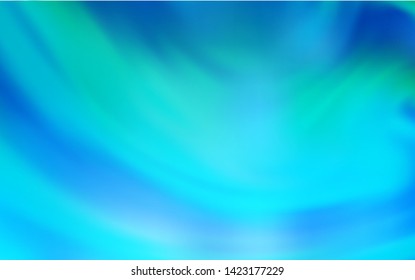 Light BLUE vector blurred pattern. Abstract colorful illustration with gradient. New style design for your brand book.