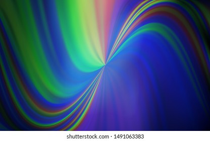 Light BLUE vector blurred pattern. New colored illustration in blur style with gradient. New style for your business design.
