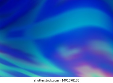 Light BLUE vector blurred pattern. New colored illustration in blur style with gradient. Background for a cell phone.