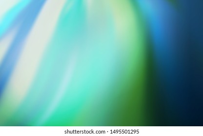 Light BLUE vector blurred pattern. A completely new colored illustration in blur style. Smart design for your work.