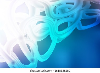 Light BLUE vector blurred pattern. Colorful illustration in abstract style with gradient. Smart design for your work.