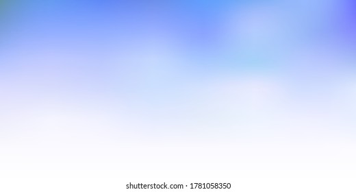 Light blue vector blurred pattern. Abstract colorful illustration with blur gradient. Your business gesign.
