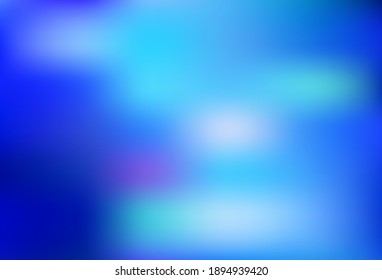 Light BLUE vector blurred pattern. An elegant bright illustration with gradient. Background for a cell phone.