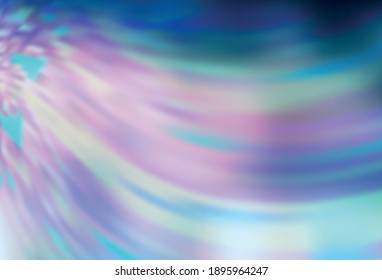 Light BLUE vector blurred pattern. New colored illustration in blur style with gradient. Background for designs.