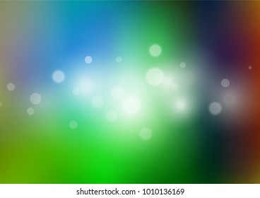 Light BLUE vector blurred shine abstract background. An elegant bright illustration with gradient. The completely new template can be used for your brand book.