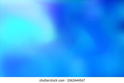 Light BLUE vector blurred shine abstract cover. Shining colored illustration in a brand-new style. A completely new template for your business design.