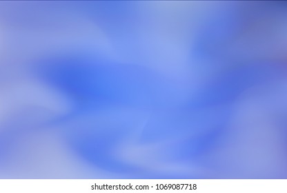 Light BLUE vector blurred shine abstract template. Colorful illustration in abstract style with gradient. A new texture for your design.