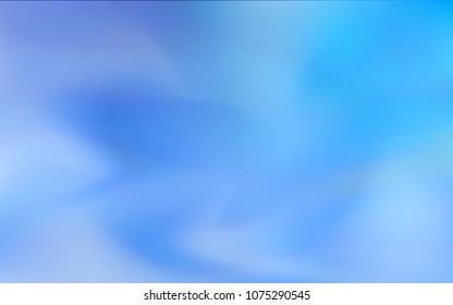 Light BLUE vector blurred shine abstract cover. An elegant bright illustration with gradient. Brand-new style for your business design.