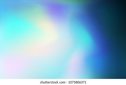 Light BLUE vector blurred shine abstract template. An elegant bright illustration with gradient. A completely new template for your business design.