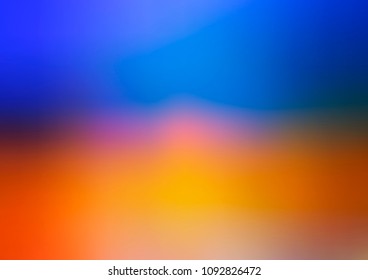 Light BLUE vector blurred shine abstract template. Shining colored illustration in a brand-new style. The best blurred design for your business.