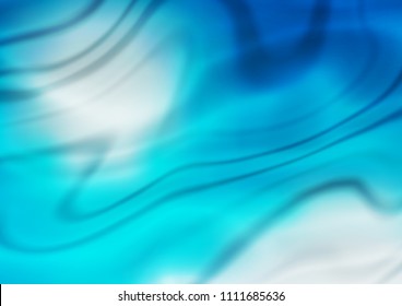 Light BLUE vector blurred shine abstract pattern. Glitter abstract illustration with an elegant design. The blurred design can be used for your web site.