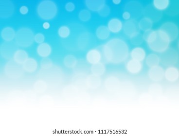 Light BLUE vector blurred shine abstract background. Glitter abstract illustration with an elegant design. The background for your creative designs.