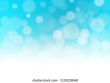 Light BLUE vector blurred shine abstract background. Colorful illustration in abstract style with gradient. The background for your creative designs.