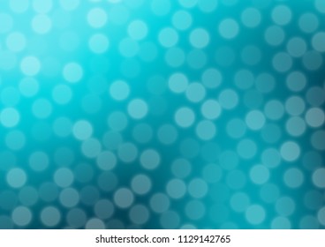 Light BLUE vector blurred shine abstract bokeh pattern. Shining colorful illustration in a Brand new style. The background for your creative designs.