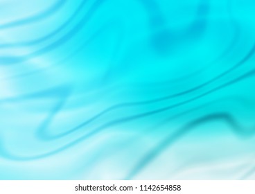 Light BLUE vector blurred shine abstract wave background. A vague abstract illustration with gradient. A completely new design for your business.