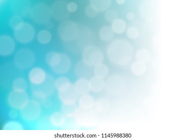 Light BLUE vector blurred shine abstract template. Colorful illustration in abstract style with gradient. The template can be used for your brand book.