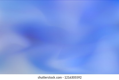 Light BLUE vector blurred shine abstract cover. Colorful illustration in abstract style with gradient. A completely new design for your business.