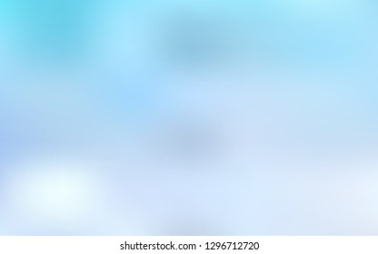 Light BLUE vector blurred shine abstract template. Glitter abstract illustration with gradient design. Background for a cell phone.