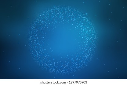 Light BLUE vector blurred shine abstract template. Colorful abstract illustration with gradient. New design for your business.