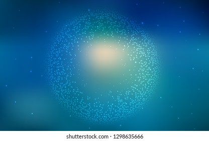 Light BLUE vector blurred shine abstract texture. New colored illustration in blur style with gradient. Elegant background for a brand book.