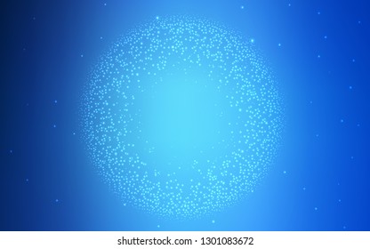 Light BLUE vector blurred shine abstract texture. Colorful abstract illustration with gradient. Blurred design for your web site.