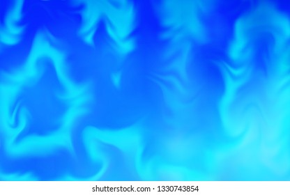 Light BLUE vector blurred shine abstract template. A completely new colored illustration in blur style. New way of your design.