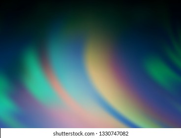 Light BLUE vector blurred shine abstract background. A vague abstract illustration with gradient. The best blurred design for your business.