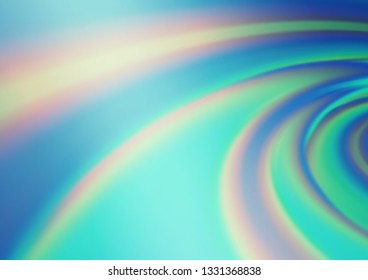 Light BLUE vector blurred shine abstract background. Colorful illustration in abstract style with gradient. The template can be used for your brand book.