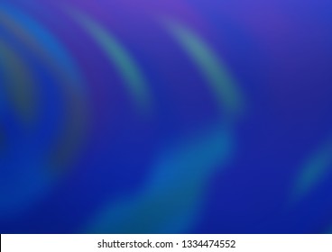 Light BLUE vector blurred shine abstract pattern. Glitter abstract illustration with an elegant design. Brand new style for your business design.