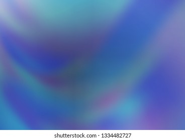 Light BLUE vector blurred shine abstract pattern. Glitter abstract illustration with an elegant design. The best blurred design for your business.