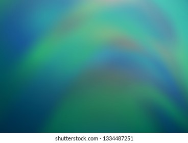 Light BLUE vector blurred shine abstract pattern. Creative illustration in halftone style with gradient. The best blurred design for your business.