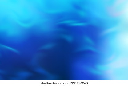 Light BLUE vector blurred shine abstract texture. Colorful abstract illustration with gradient. The best blurred design for your business.