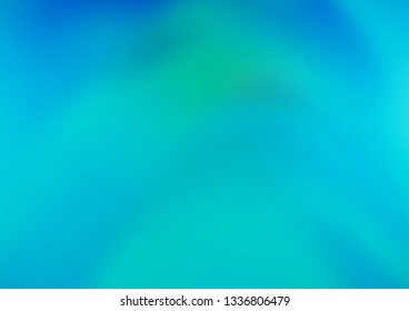 Light BLUE vector blurred shine abstract background. Modern geometrical abstract illustration with gradient. A completely new template for your design.
