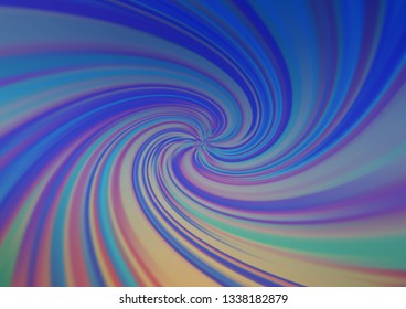 Light BLUE vector blurred shine abstract template. Creative illustration in halftone style with gradient. The template for backgrounds of cell phones.