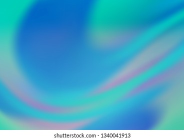 Light BLUE vector blurred shine abstract pattern. A vague abstract illustration with gradient. The template for backgrounds of cell phones.