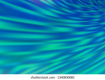 Light BLUE vector blurred shine abstract background. A vague abstract illustration with gradient. A completely new template for your design.