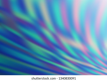 Light BLUE vector blurred shine abstract background. A vague abstract illustration with gradient. The best blurred design for your business.