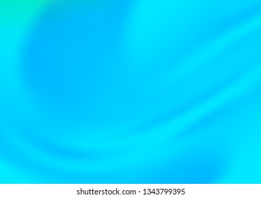 Light BLUE vector blurred shine abstract template. An elegant bright illustration with gradient. Brand new style for your business design.