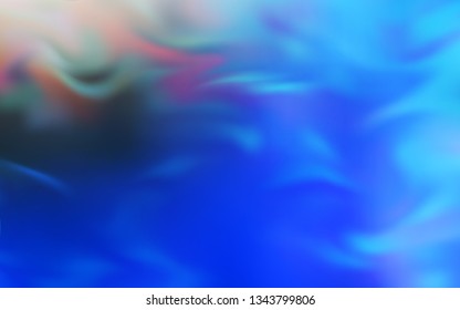 Light BLUE vector blurred shine abstract background. Colorful illustration in abstract style with gradient. The best blurred design for your business.