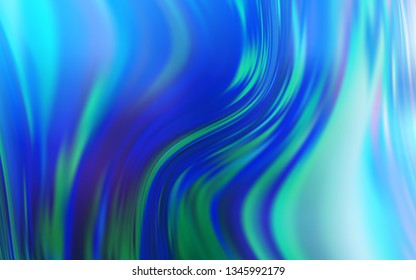 Light BLUE vector blurred shine abstract template. Colorful abstract illustration with gradient. New style for your business design.