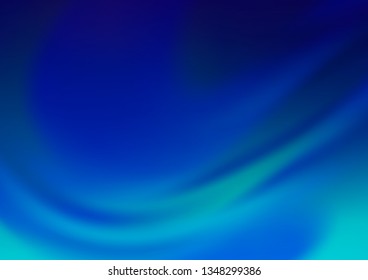 Light BLUE vector blurred shine abstract background. A completely new color illustration in a bokeh style. Brand new design for your business.