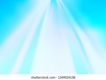 Light BLUE vector blurred shine abstract background. Creative illustration in halftone style with gradient. The template can be used for your brand book.