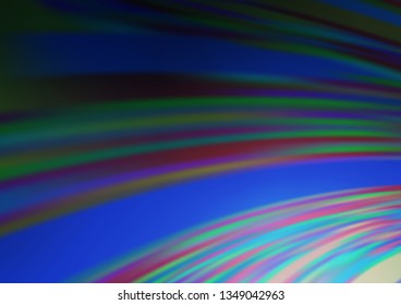 Light BLUE vector blurred shine abstract background. Creative illustration in halftone style with gradient. Brand new design for your business.