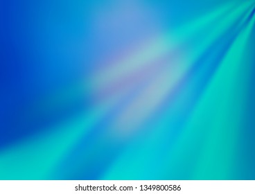 Light BLUE vector blurred shine abstract background. A vague abstract illustration with gradient. The background for your creative designs.