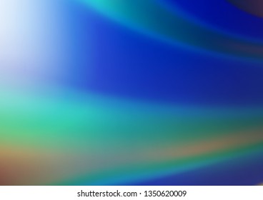 Light BLUE vector blurred shine abstract pattern. Modern geometrical abstract illustration with gradient. The elegant pattern for brand book.