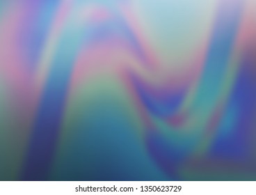 Light BLUE vector blurred shine abstract template. A vague abstract illustration with gradient. Brand new style for your business design.