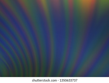 Light BLUE vector blurred shine abstract template. A vague abstract illustration with gradient. A completely new template for your design.